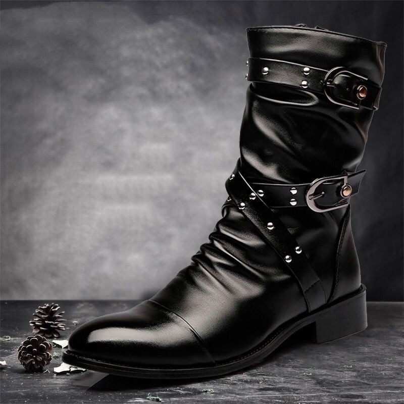 Men's Pointed Toe Within Wellingtons boots