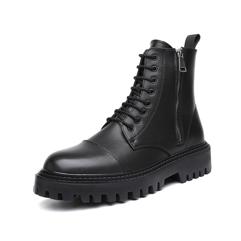 Thick-soled Martin Trendy Short Boots British Fan Car