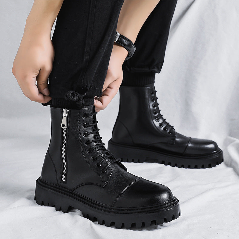 Thick-soled Martin Trendy Short Boots British Fan Car