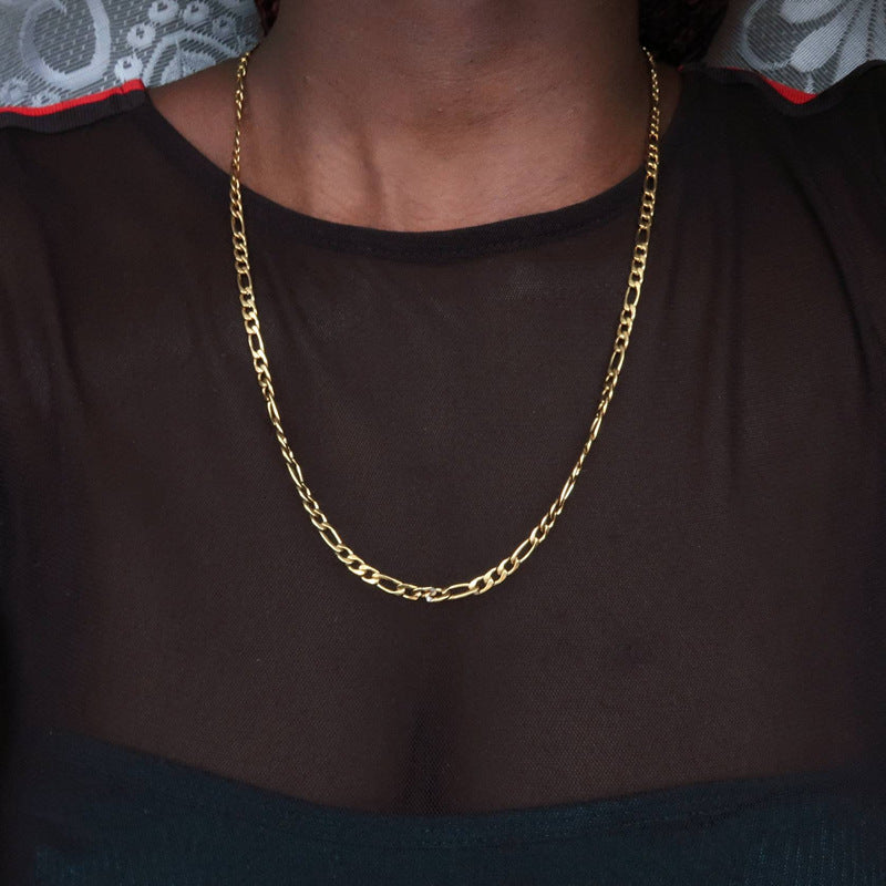 Long chain necklace men