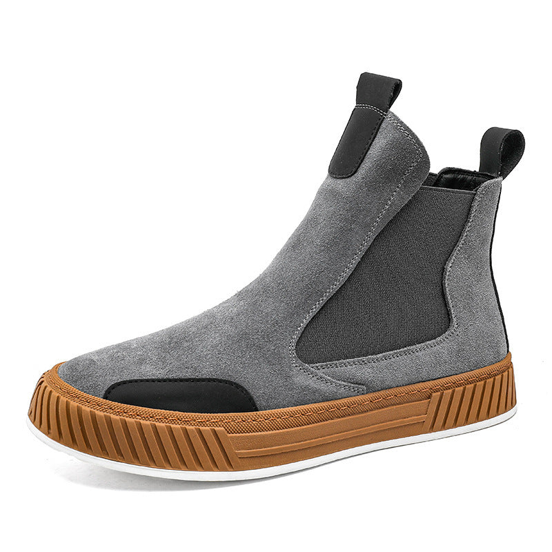 Thick Bottom Work Shoes Youth boots