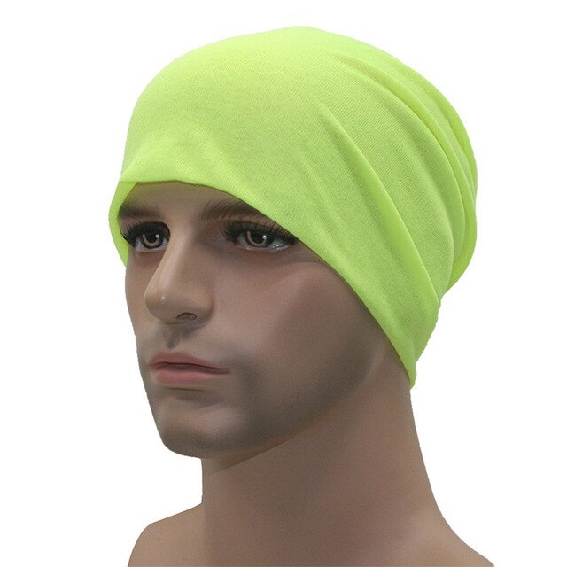 Candy color thin breathable cap
