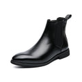 Autumn And Winter Fleece-lined Men's Plus Size Fashion Short Boots