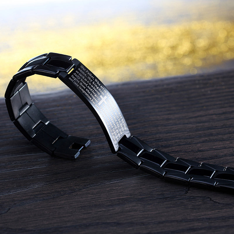 Cross Bible Bracelet