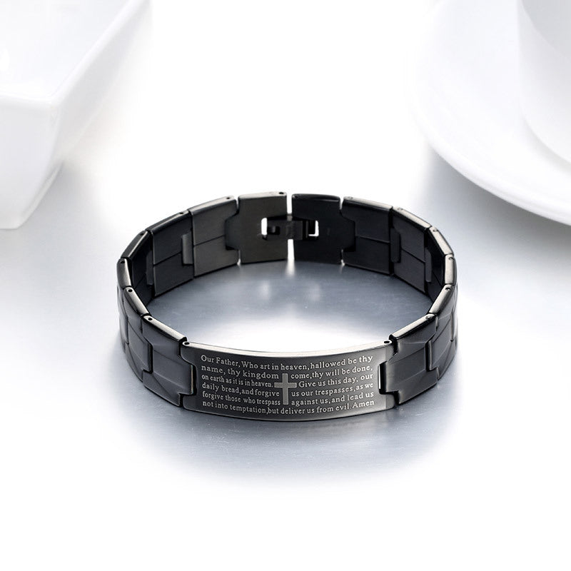 Cross Bible Bracelet
