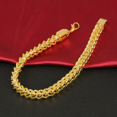 Braided bracelet stainless steel exquisite