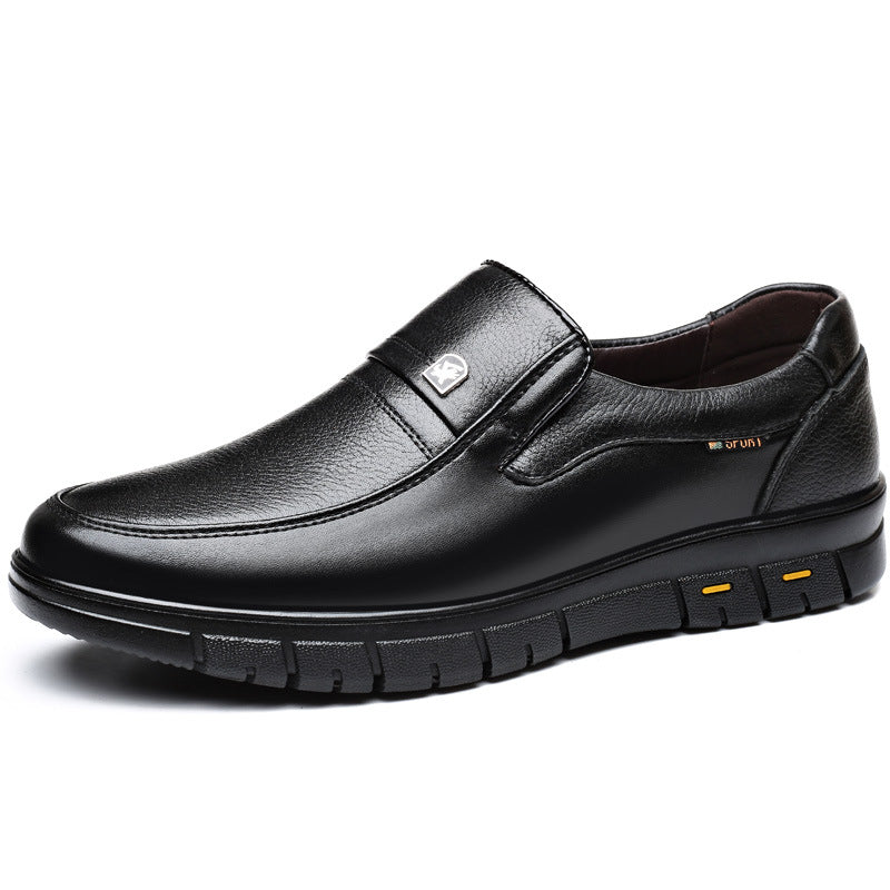 Men's Casual Leather Shoes Soft Bottom