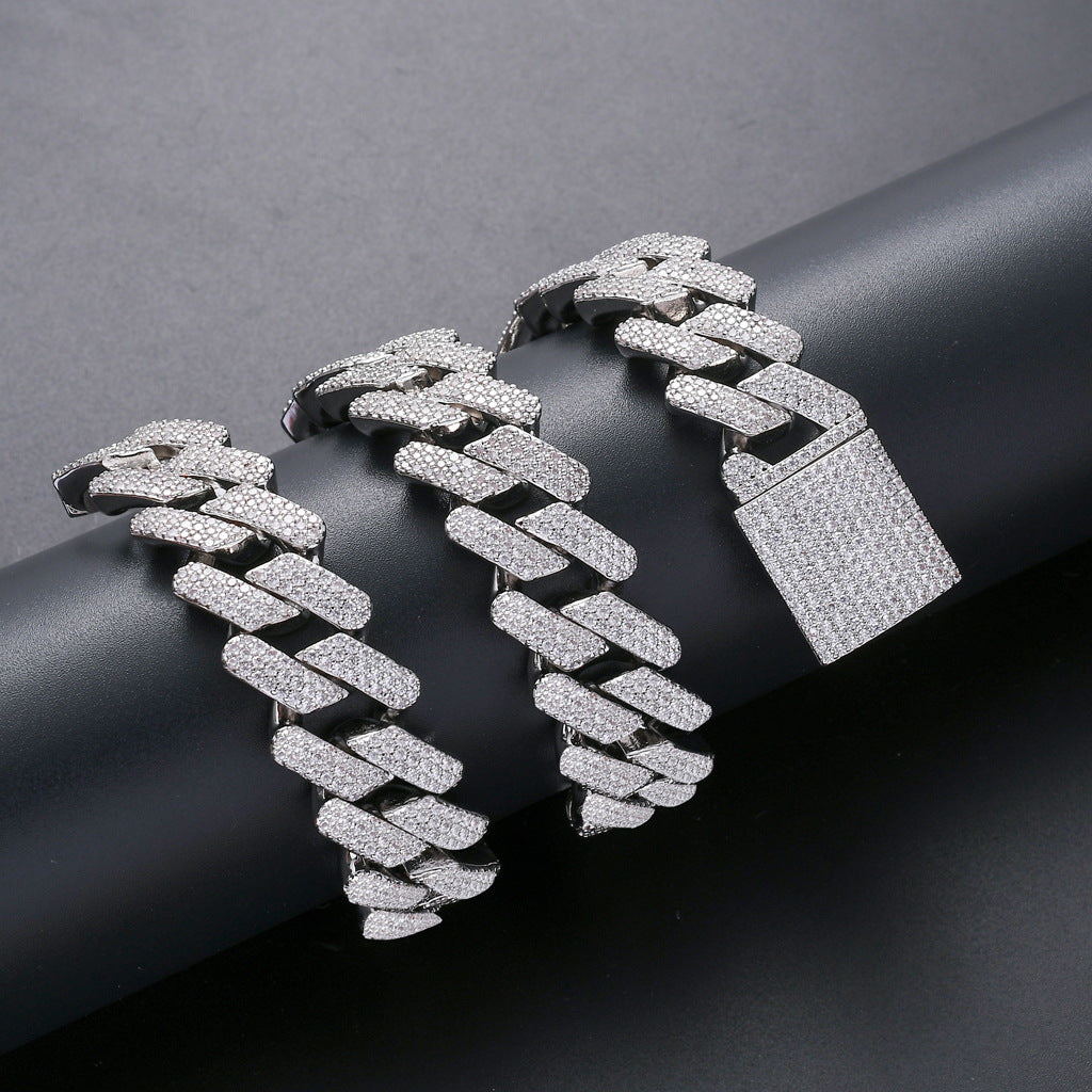 Full zircon hip hop accessories