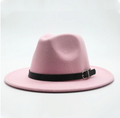 Wool jazz hat men's and women's couple flat hat