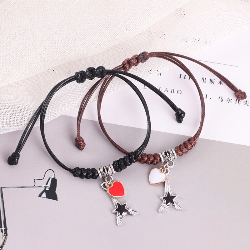 Weaving Men And Women Couple Bracelets