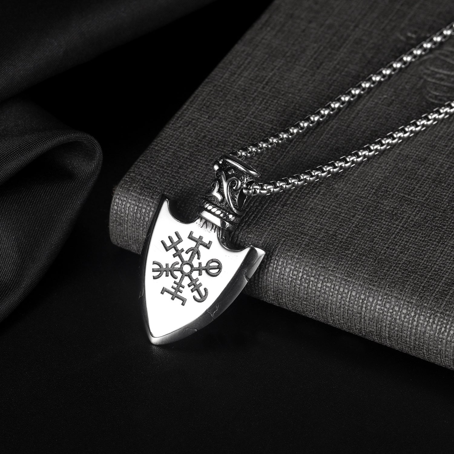 Personality Titanium Steel Hip Hop Necklace Men