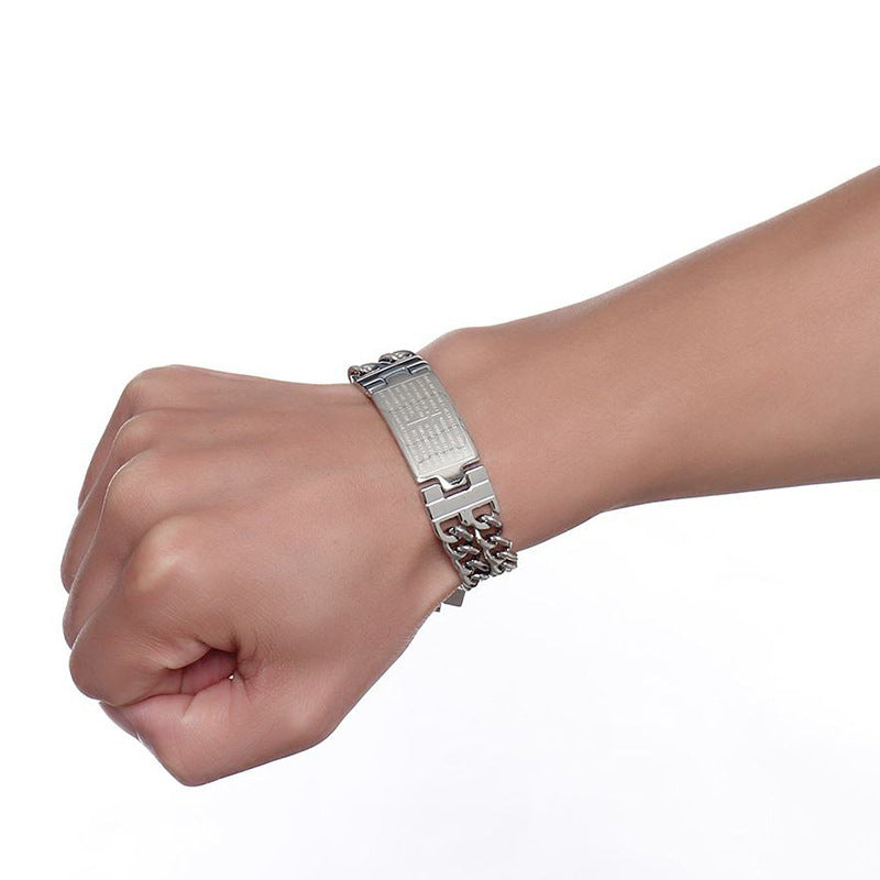 Cross Scripture Bracelet