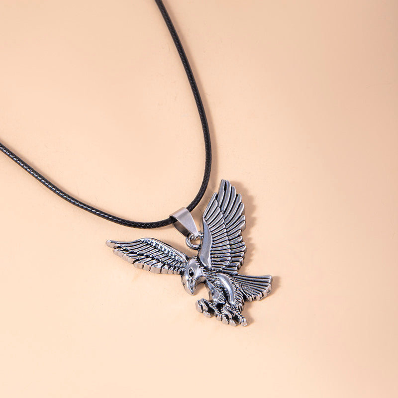 Bald Eagle Pendant Men Necklace Hip Hop