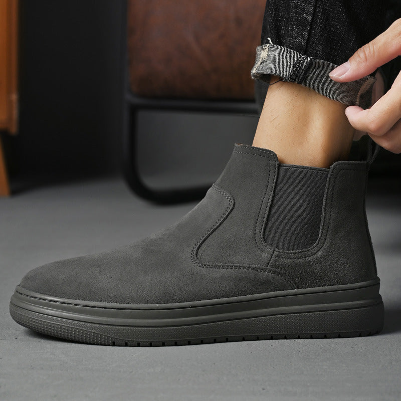 Men's Martin Boots Genuine Leather Mid-top boots