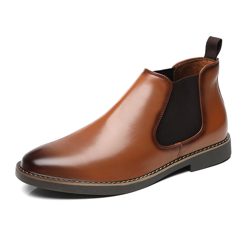 Autumn And Winter Plus Size Chelsea Boots Double Elastic boots