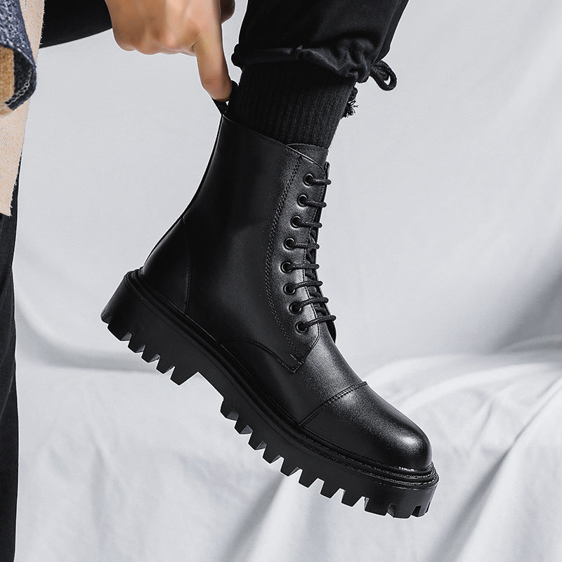 Thick-soled Martin Trendy Short Boots British Fan Car