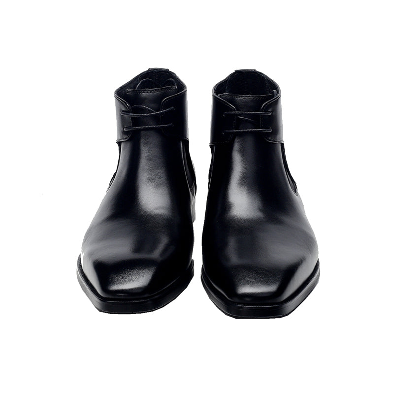 Men's High Top Carved Martin Boots