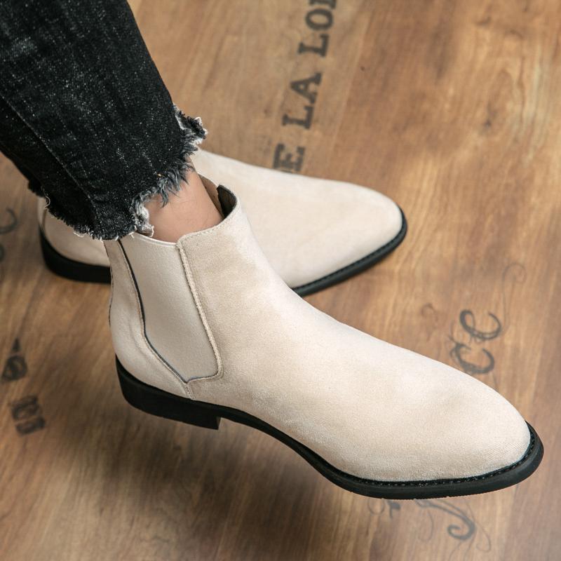 Rubber Martin Boots Casual Men's Boots High-top