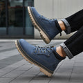 Men's Mid-Top Autumn British Style Worker Boots