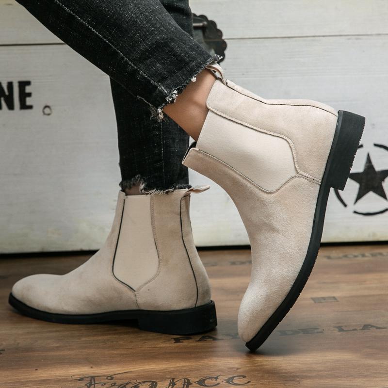 Rubber Martin Boots Casual Men's Boots High-top