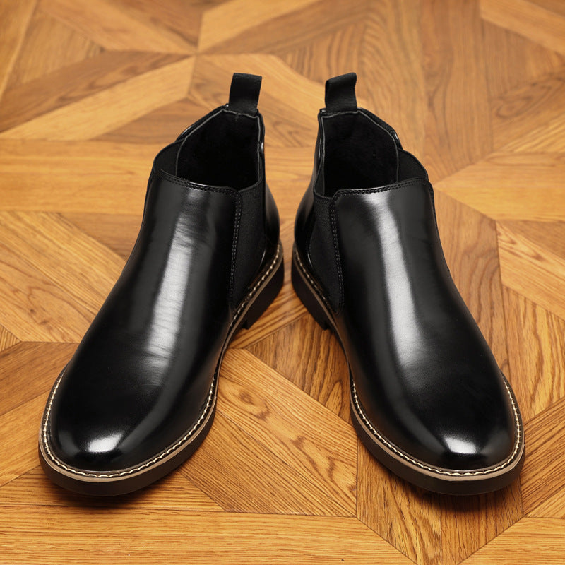 Autumn And Winter Plus Size Chelsea Boots Double Elastic boots