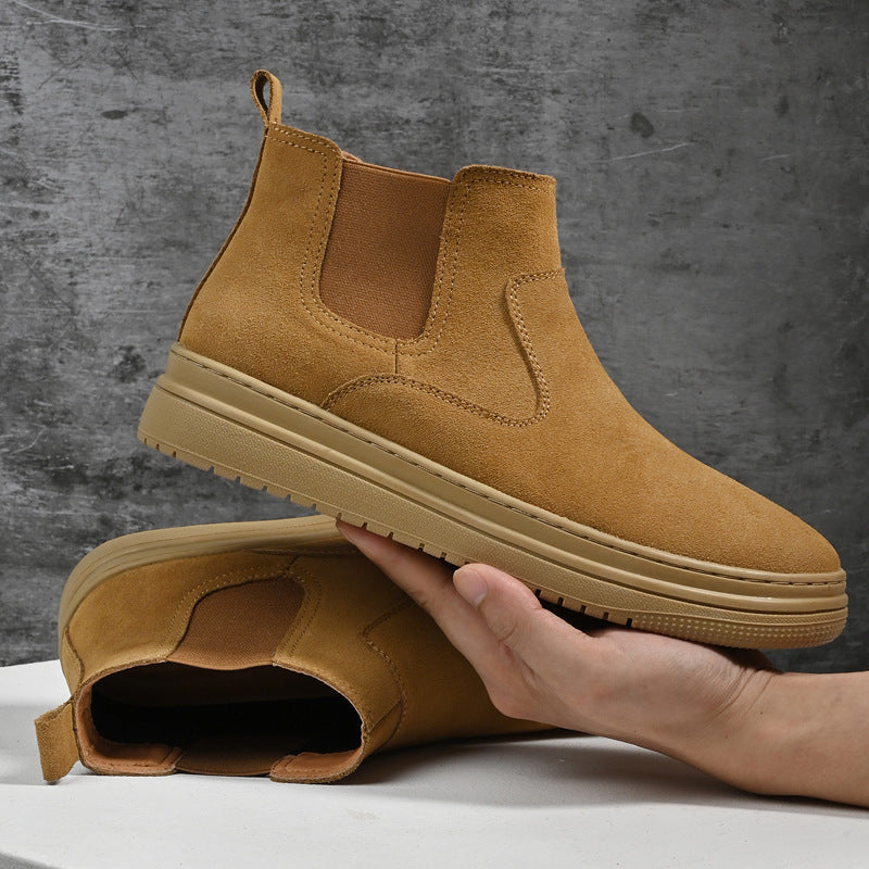 Men's Martin Boots Genuine Leather Mid-top boots