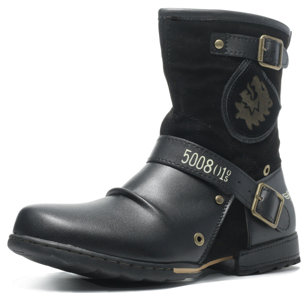 Mid-High Tube Men's Cowboy Boot