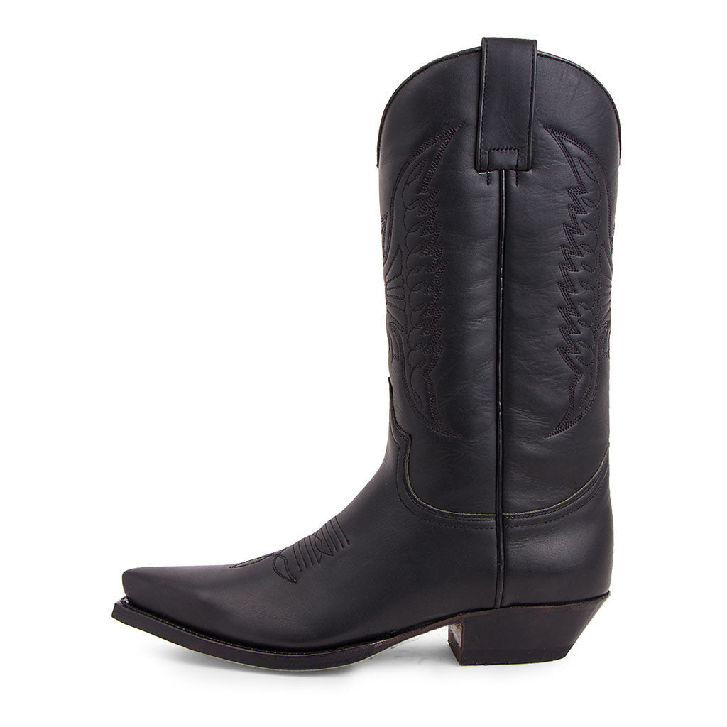 Men's And Women's Embroidered Pointed High Heel Western Cowboy Boot