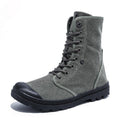 Platform High-top Canvas Flanging Martin Fashionable Shoes