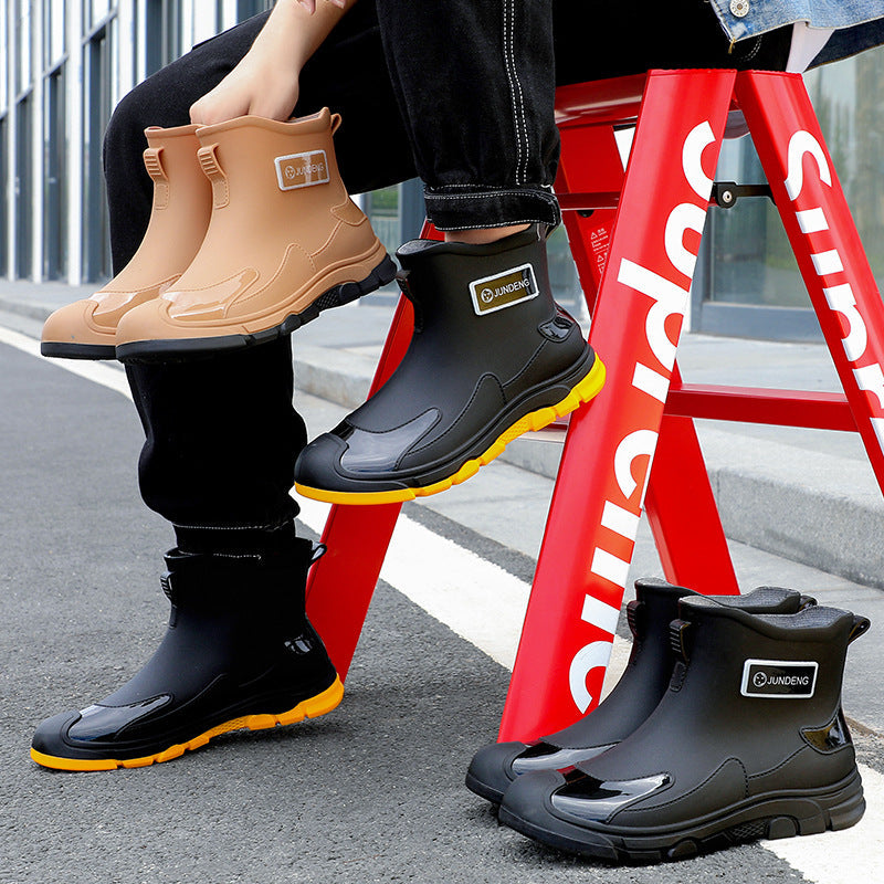 Waterproof Boots Minimalist Integrated Outdoor Wading Boots Rubber Shoes