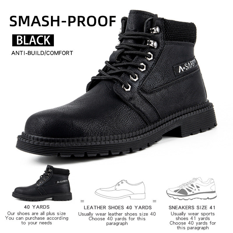 Breathable Safety Shoes Anti Smash And Puncture