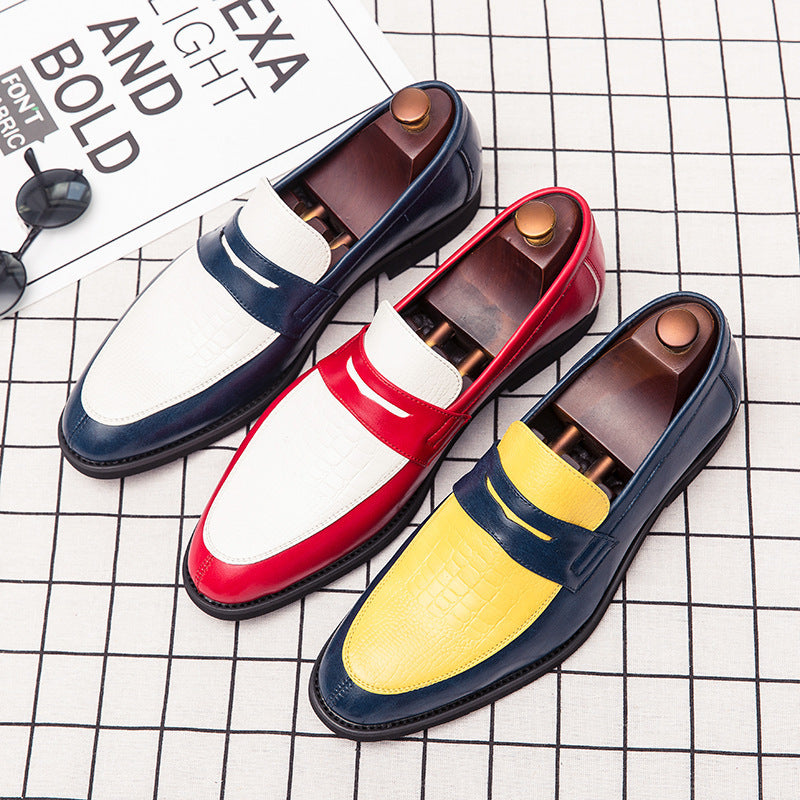 British Pointed Men's Shoes Slip-on Leisure